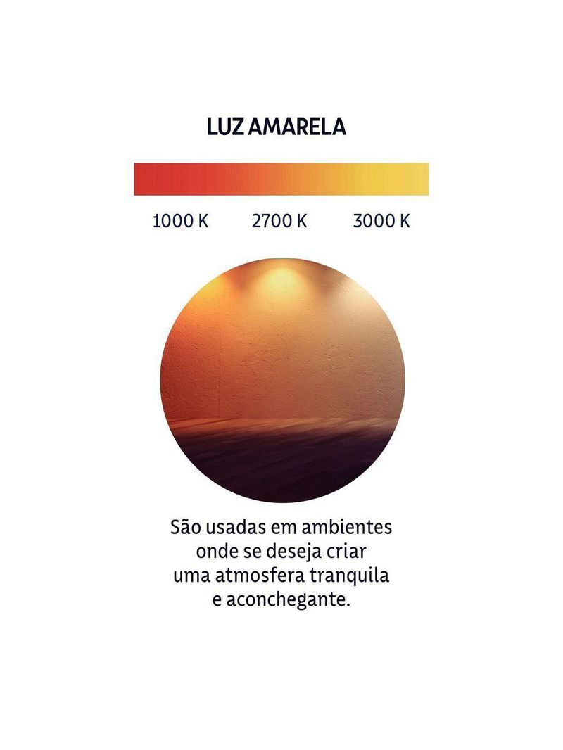 Spot Led Tramontina Redondo 5k 3000k Preto Luz Amarela Tramontina
