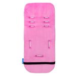 Almofada Para Carrinho Memory Foam Reversível Clingo - Waves Pink