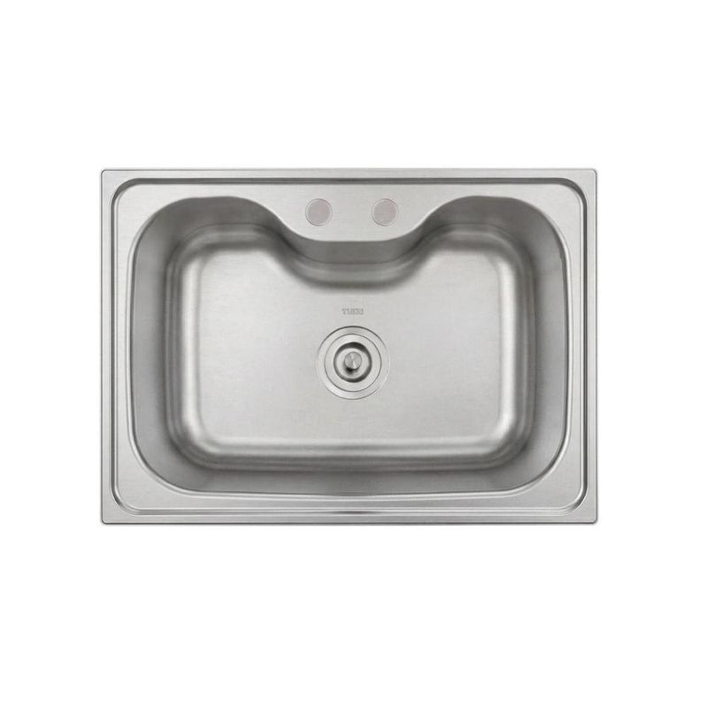 Cuba Para Cozinha Gourmet Aço Inox 50x40 Cm Com Cesto E Dosador Tuizi