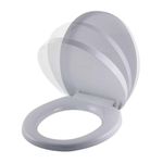Assento Sanitário Búzios para Vaso Hervy Convencional Polipropileno Fechamento Suave Branco