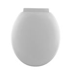 Assento Sanitário Búzios para Vaso Hervy Convencional Polipropileno Fechamento Suave Branco