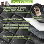Capa Protetora Banco Traseiro Pet 4 Em 1 Para Cães E Gatos Impermeável E Anti riscos Passagem Cinto