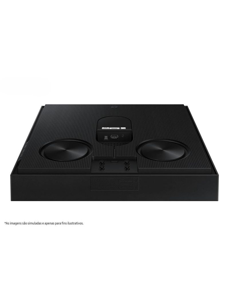 Caixa de som inteligente music frame samsung hw-ls60d/zd 120w bluetooth wi-fi dolby atmos