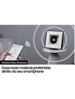 Caixa de som inteligente music frame samsung hw-ls60d/zd 120w bluetooth wi-fi dolby atmos