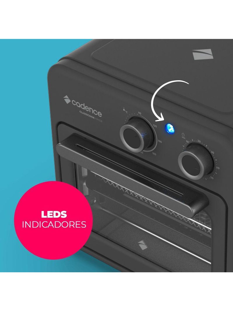 Fritadeira 9L Cadence Classicook Forno E Fryer 2 Em 1 220V