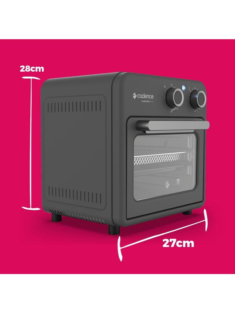 Fritadeira 9L Cadence Classicook Forno E Fryer 2 Em 1 220V
