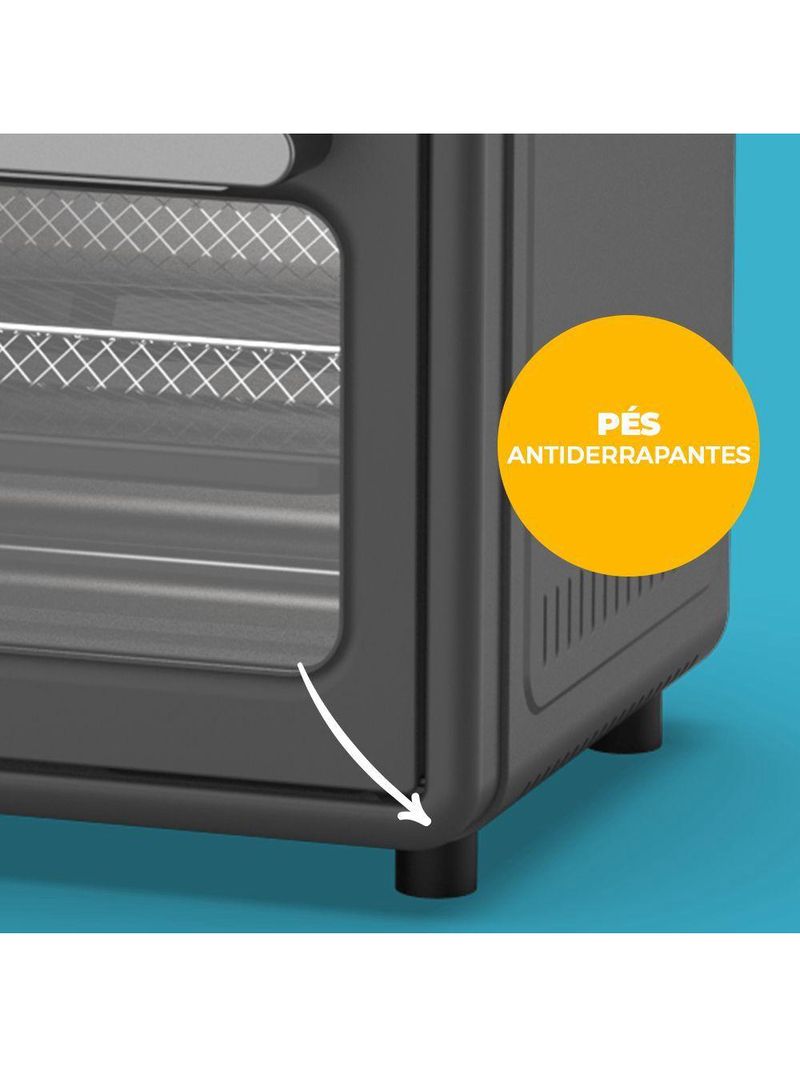 Fritadeira 9L Cadence Classicook Forno E Fryer 2 Em 1 220V