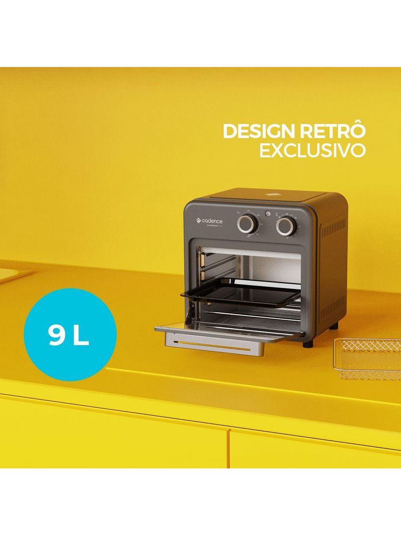 Fritadeira 9L Cadence Classicook Forno E Fryer 2 Em 1 220V
