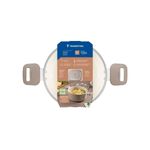 Caçarola Tramontina Veronese Alumínio e Cerâmica Bege 22cm 3,6 L