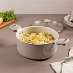 Caçarola Tramontina Veronese Alumínio e Cerâmica Bege 22cm 3,6 L