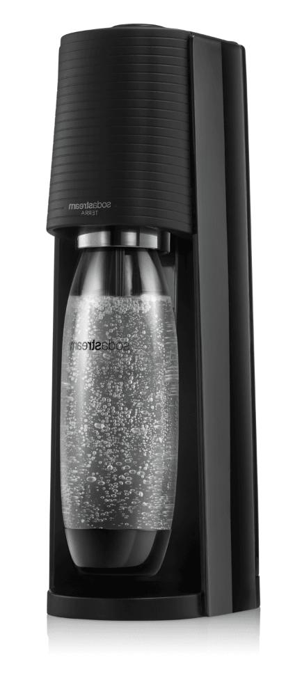 Máquina para gaseificar Água terra sodastream preta
