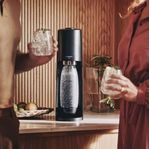 Máquina para gaseificar Água terra sodastream preta