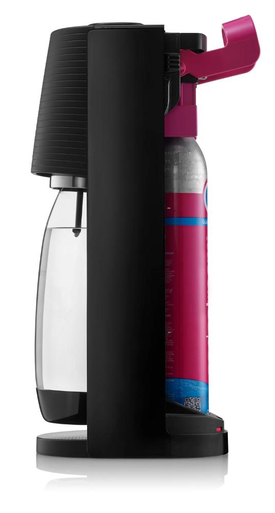 Máquina para gaseificar Água terra sodastream preta