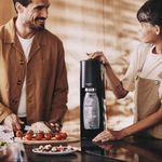 Máquina para gaseificar Água terra sodastream preta