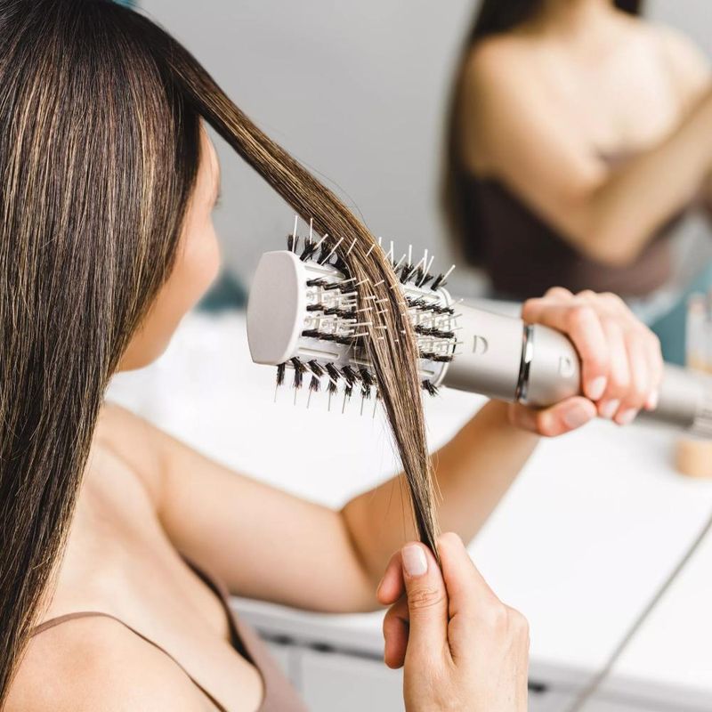 Modelador de cabelo lisos e ondulados 110v flexstyle shark