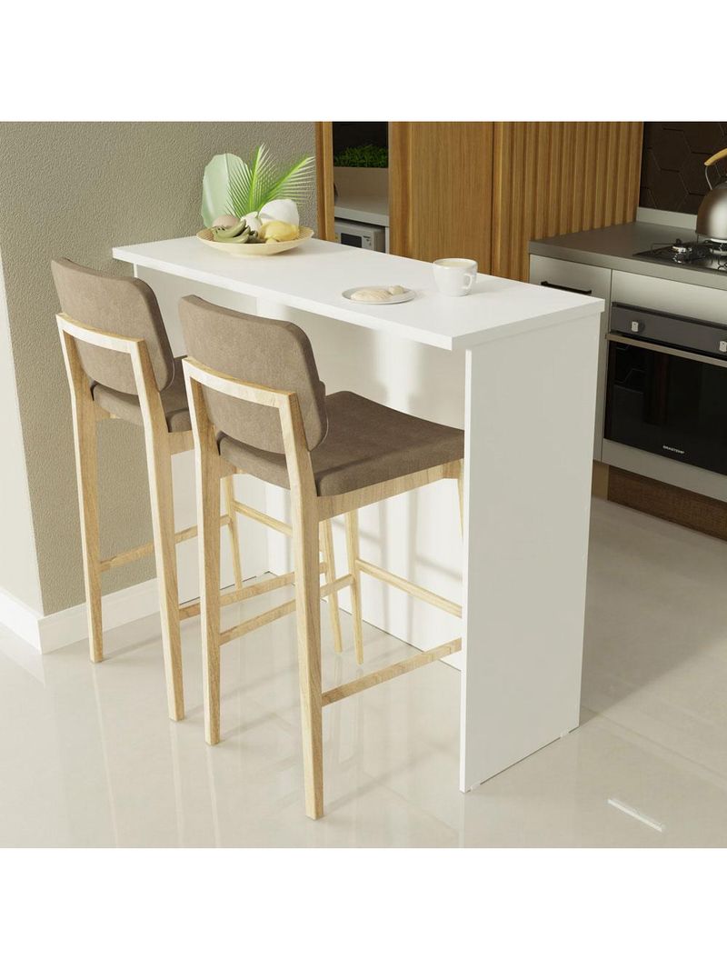 Bancada ilha para cozinha 120 cm madesa