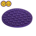 Brinquedo e comedouro lento lamb-lamb circulo roxo para cães e gatos - amicus