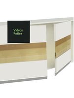 Armário de cozinha completa de canto 100% mdf 447cm branco smart madesa 02