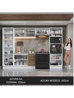 Armário de cozinha completa 330cm stella madesa 07