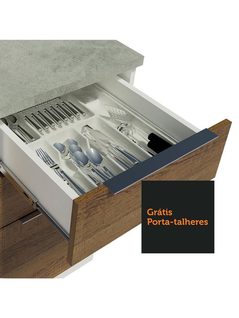 Armário de cozinha completa 330cm stella madesa 07