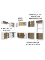 Armário de cozinha completa de canto 499cm stella madesa 03