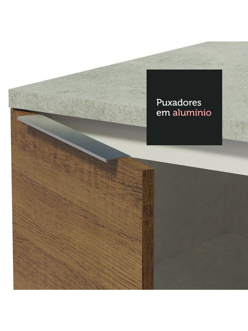 Armário de cozinha completa de canto 499cm stella madesa 03