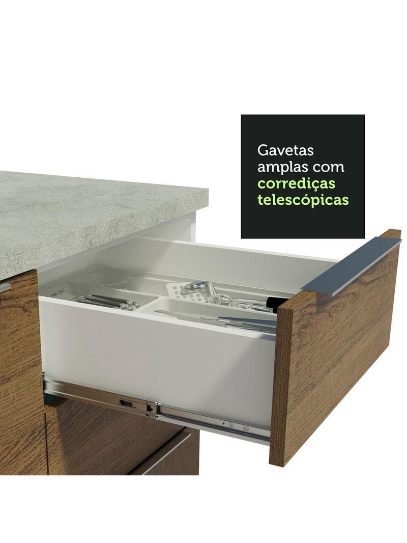 Armário de cozinha completa 330cm stella madesa 04
