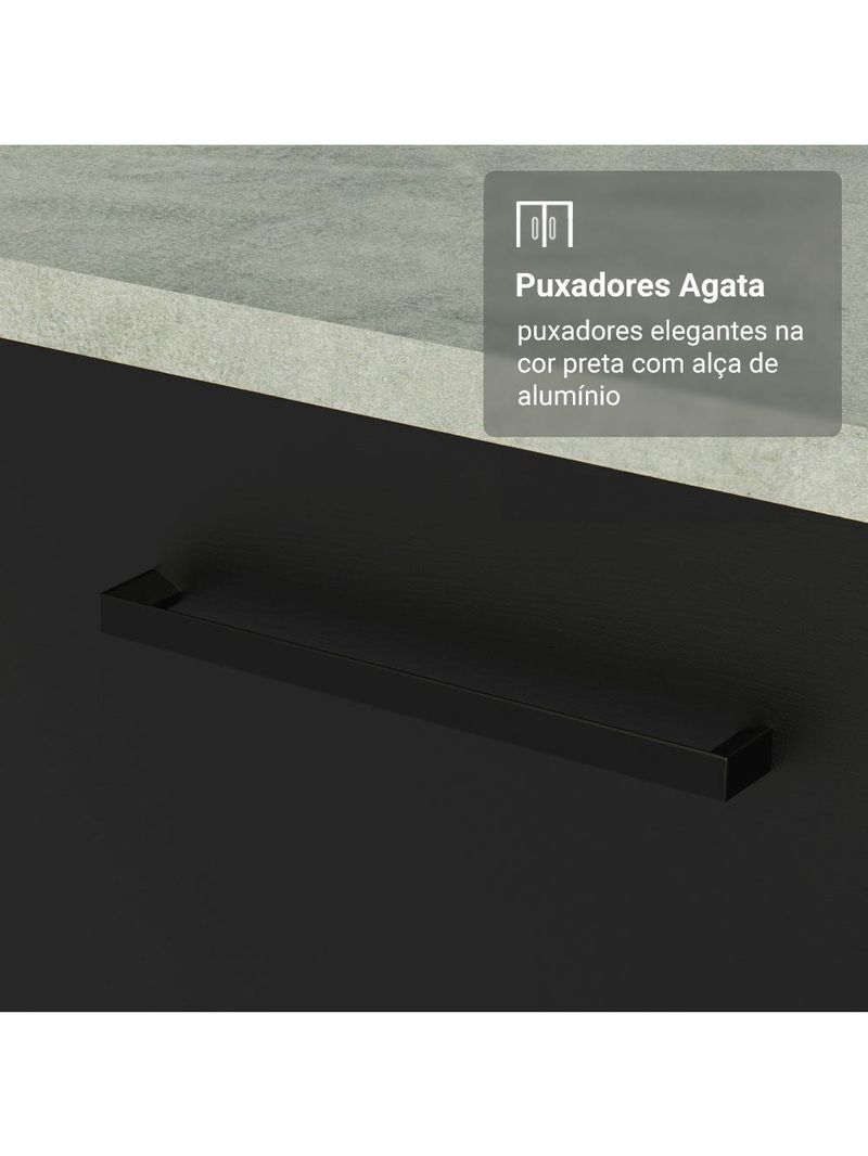 Armário de cozinha completa 340cm agata madesa 01