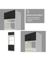 Armário de cozinha completa 340cm agata madesa 01
