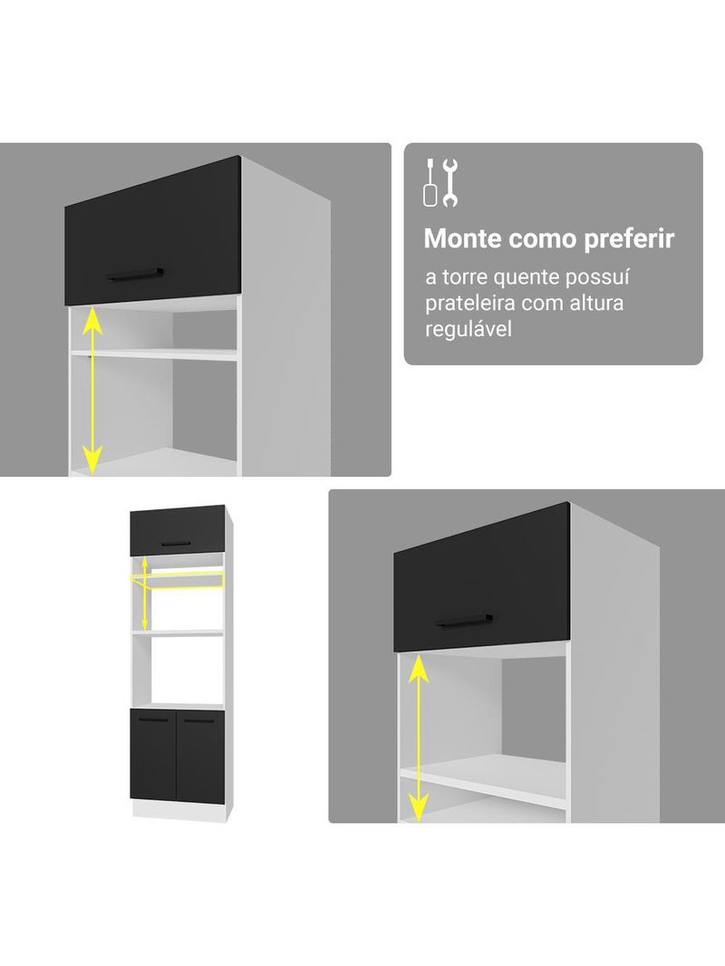 Armário de cozinha completa 340cm agata madesa 01