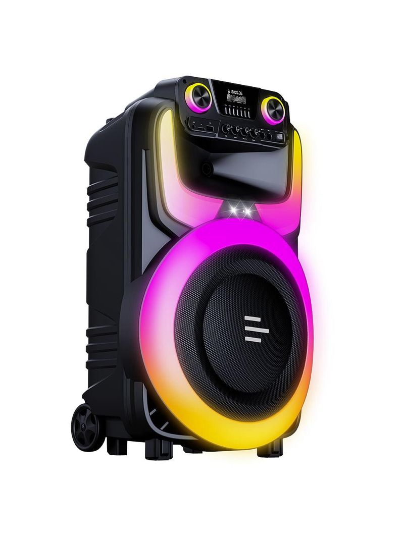 Caixa de som pulse burst 2 600w rms 12pol bt/aux/usb - sp408