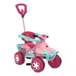 Quadriciclo Smart Quad Passeio Pedal Rosa Bandeirante