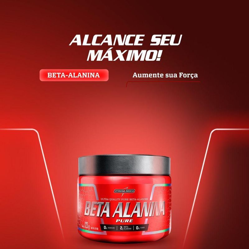 Aminoácido Integralmedica Beta-alanina 123g Sem Sabor