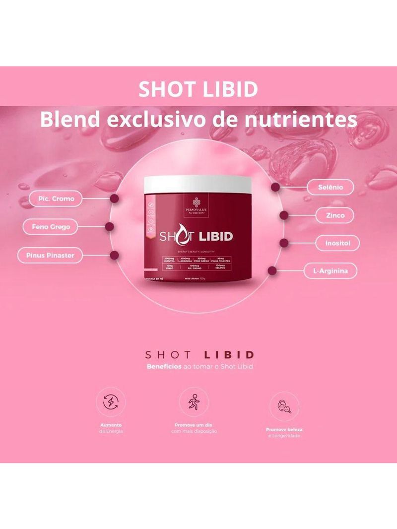 Alimentar Shot Libid - 30 Doses - Shot Matinal