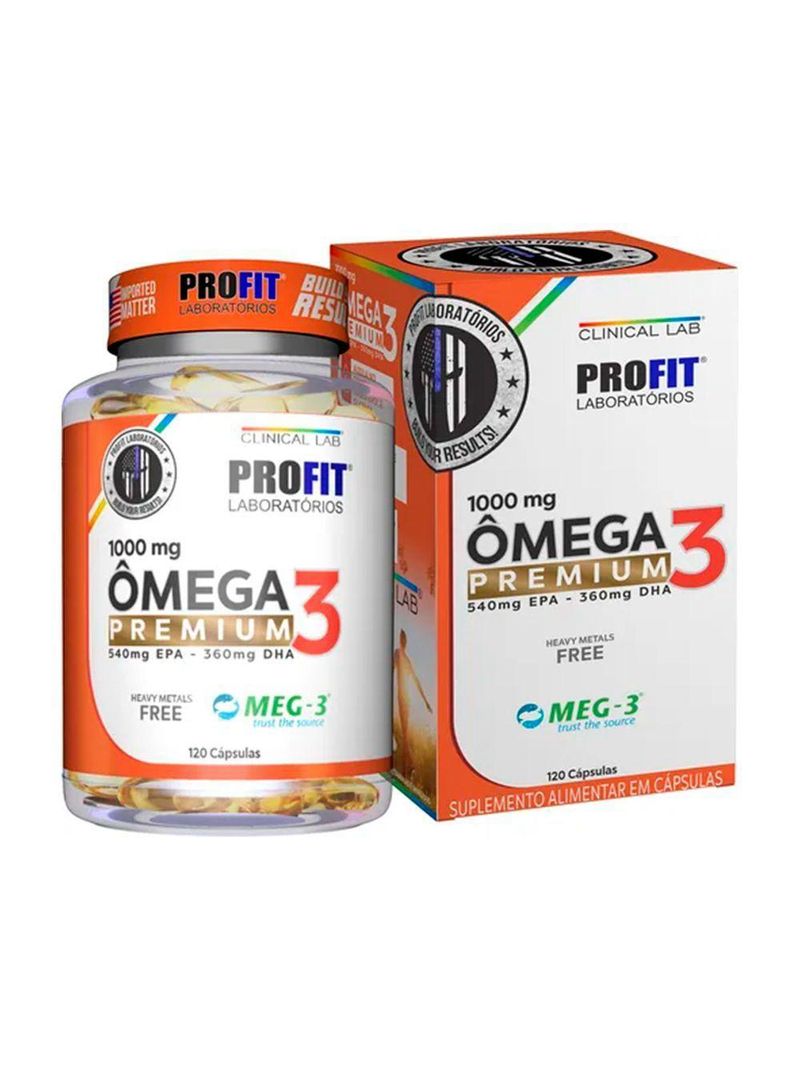 Ômega 3 Premium 3mag 1000mg 120 Capsulas Profit
