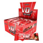 Barra Proteína Vo2 Whey Bar 12 Unidades - Integralmedica Morango