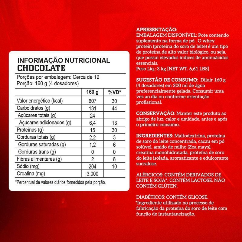 Integralmedica Creamass 3kg Pouch Chocolate