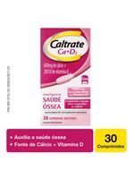 Suplemento vitamínico caltrate ca + d3 – cálcio e vitamina d