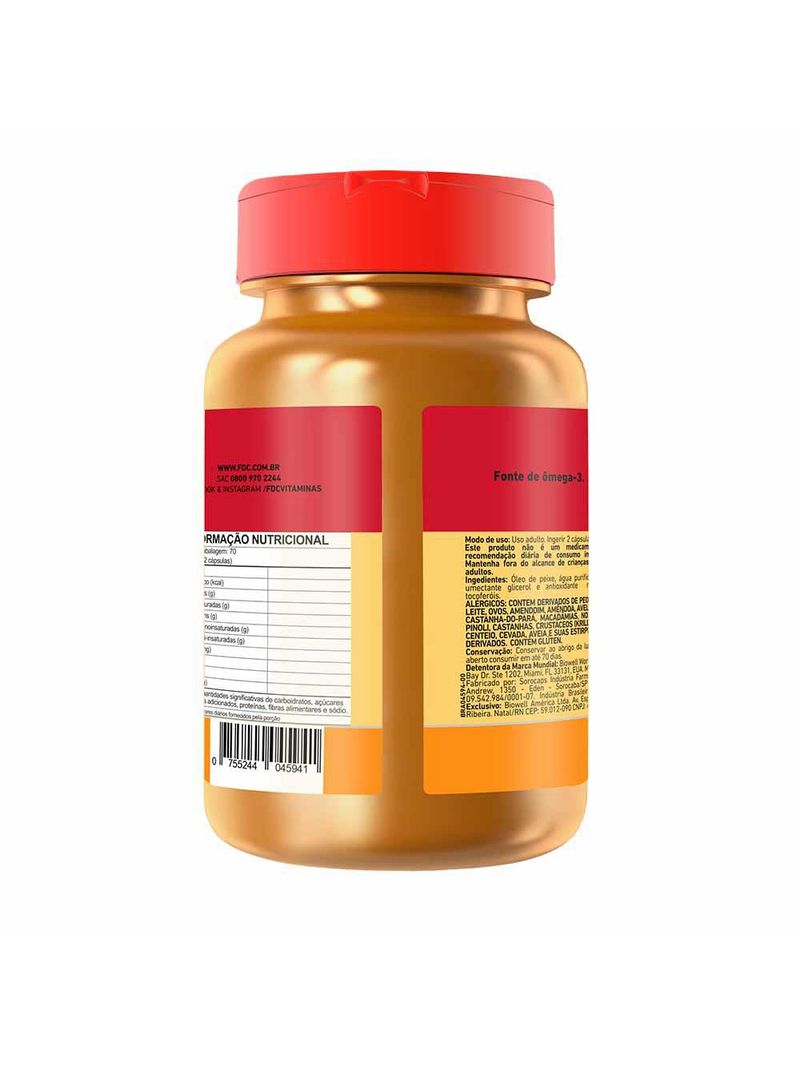 Suplemento alimentar em comprimidos fdc - Ômega 3 1000mg