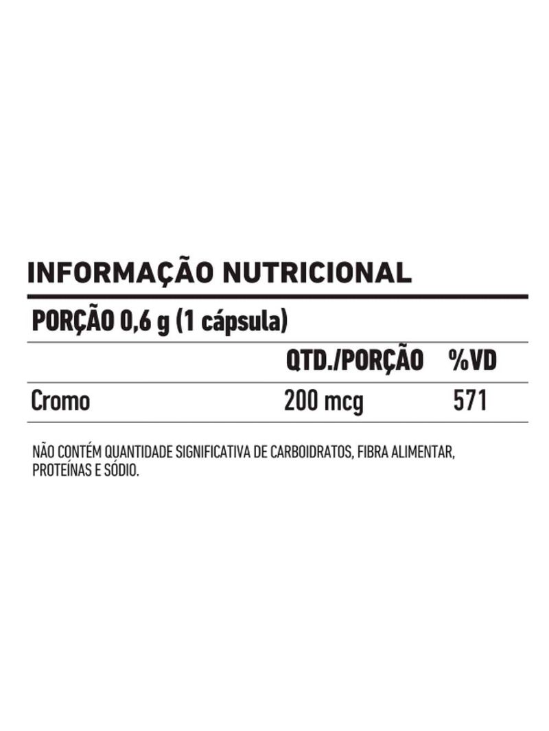 Picolinato de cromo fdc - suplemento alimentar