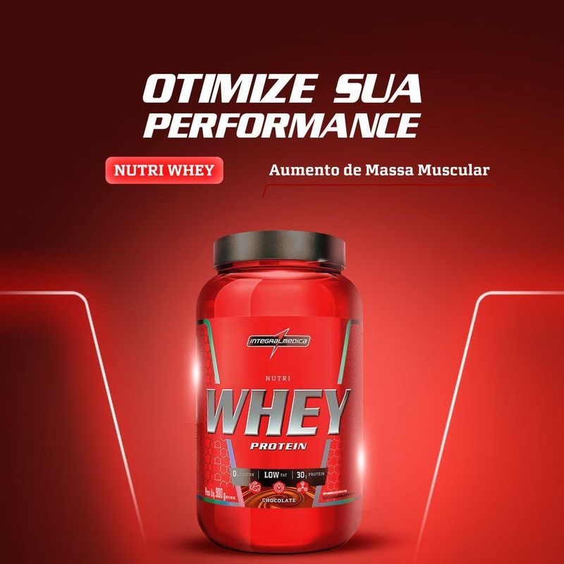 Integralmedica Nutriwhey 900g Pote Chocolate