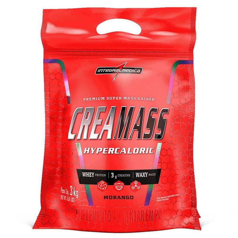 Integralmedica Creamass 3kg Pouch Morango