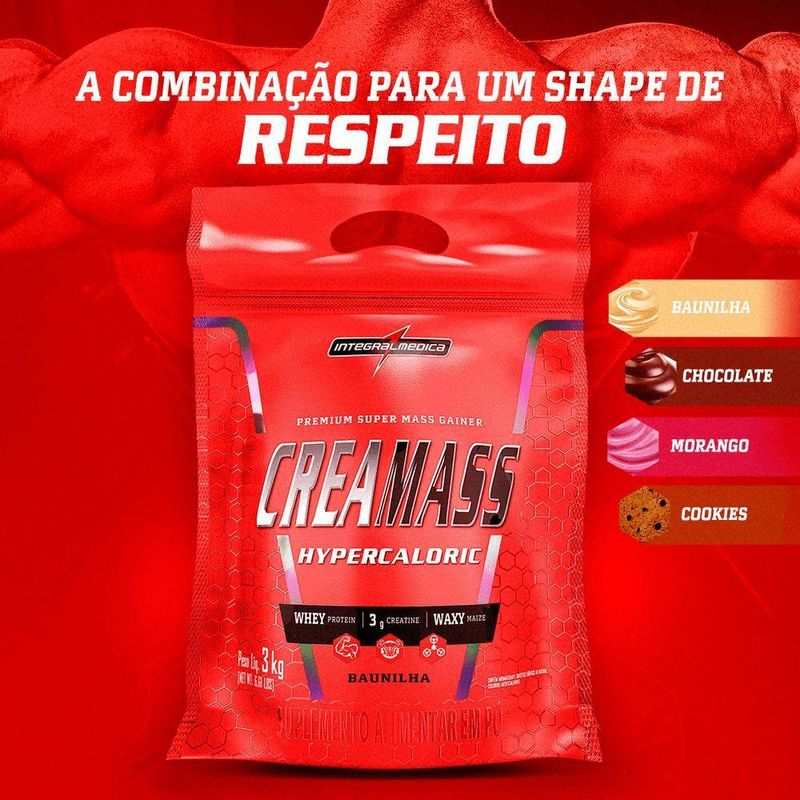 Integralmedica Creamass 3kg Pouch Morango