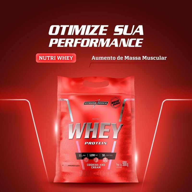 Integralmedica Nutriwhey 900g Pouch Cookies