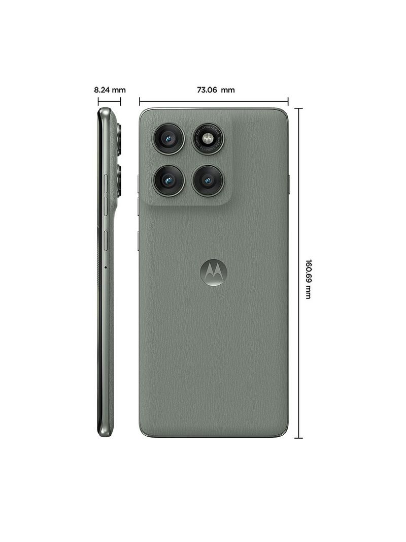 Smartphone motorola edge 60 pro 5g cinza 512gb, 12gb ram + 12gb ram boost, tela 67" 120hz, câmera sony lytia 700c 50mp e dimensity 8350 extreme