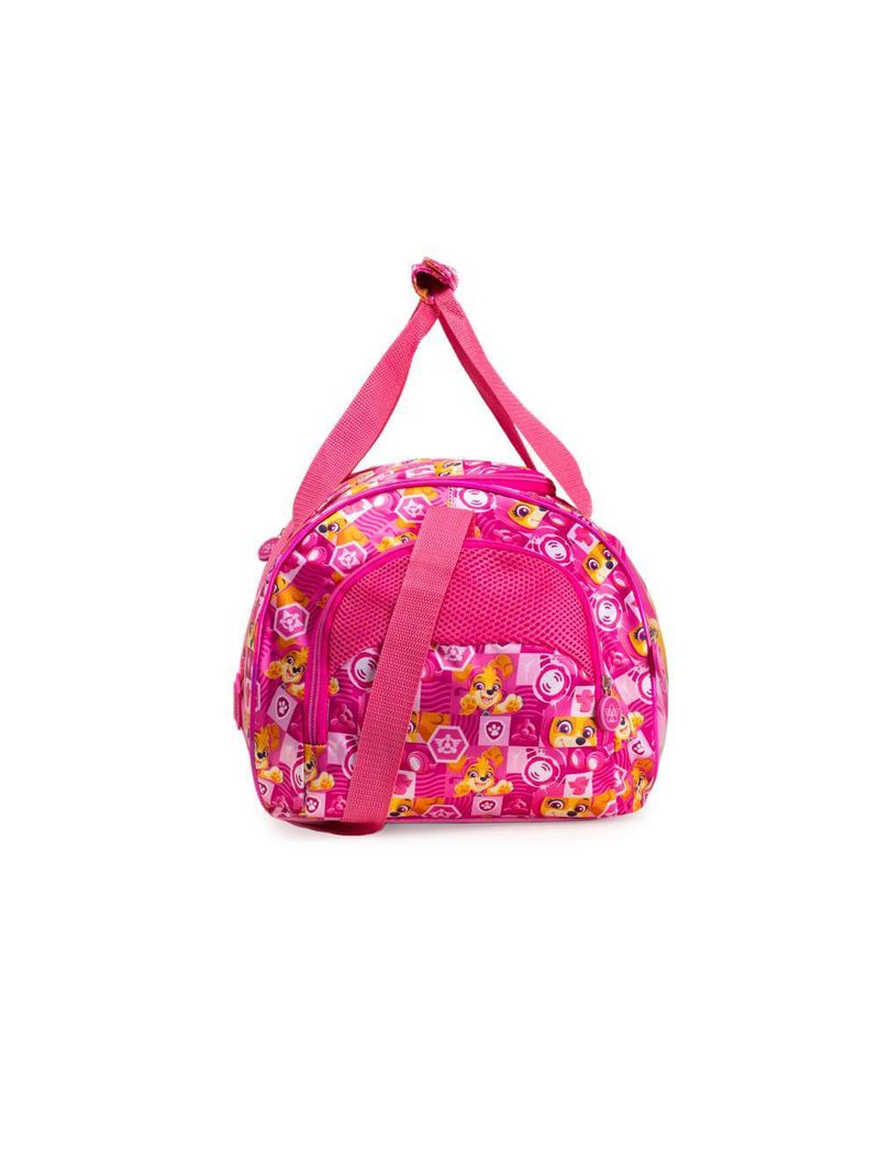 Bolsa de viagem feminina pequena infantil patrulha canina skye rosa