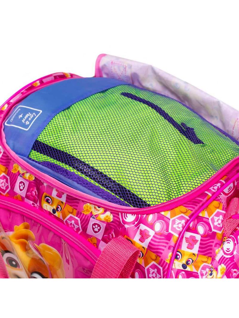Bolsa de viagem feminina pequena infantil patrulha canina skye rosa