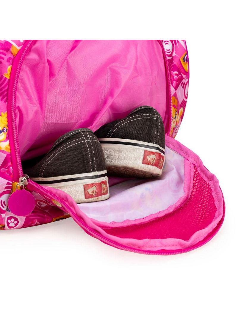 Bolsa de viagem feminina pequena infantil patrulha canina skye rosa