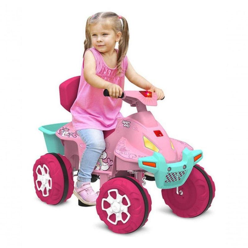 Quadriciclo Bandeirante 1220 Smart Quad Passeio E Pedal Cor Rosa
