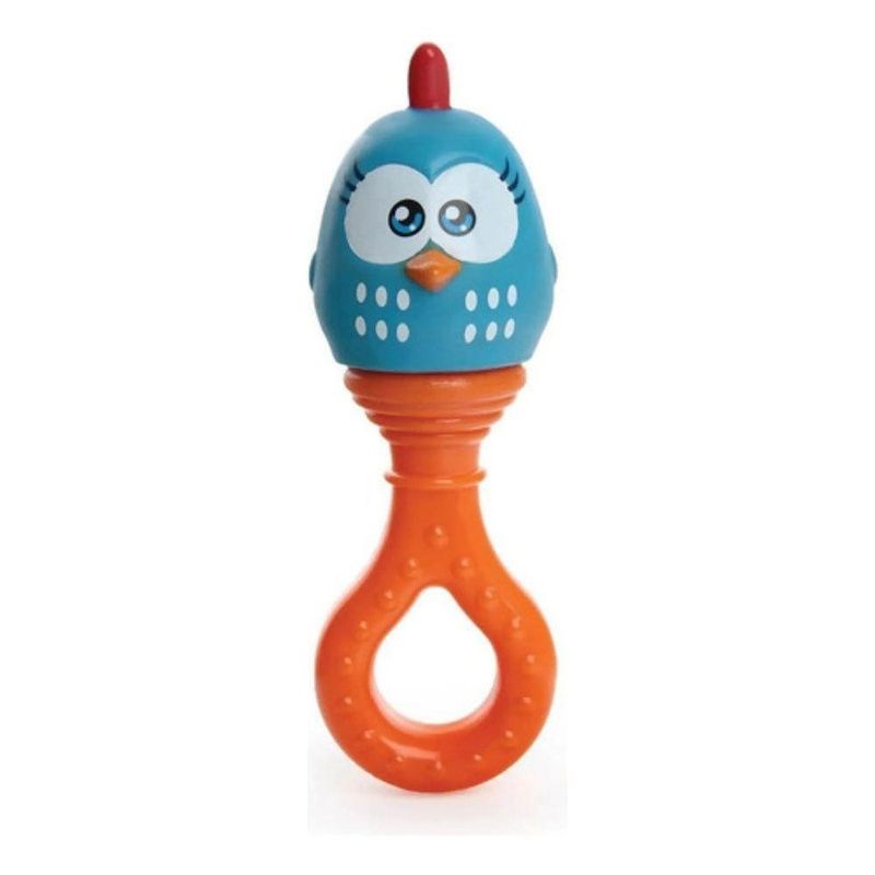 Mordedor E Chocalho 1053 Galinha Pintadinha Mini Elka Laranja E Azul